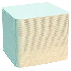 Bierdeckel eckig unbedruckt 93x93cm 100St