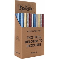 Holografiefolie 50Rl 6 Motive sortiert im Display