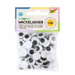Wackelauge 12mm rund 100St