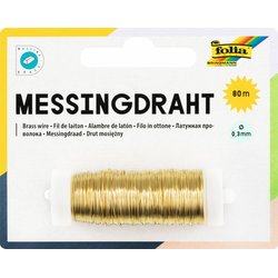 Messingdraht gold 0,3mmx80m