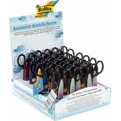 Konturenschere sortiert im Display