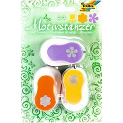 Motivstanzer Blumen 3er Set