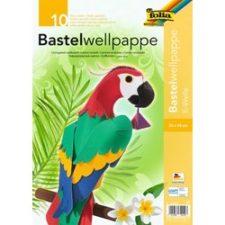 Wellpappe 25x35cm 10Bg sortiert