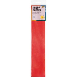 Feinkrepp 50cmx250cm feuerrot