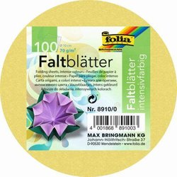 Faltblatt Folia 8910/0 70g 10cm rund 100Bll intensivfarbig sortiert