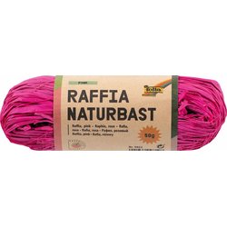 Raffia Naturbast 50g zitronengelb