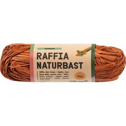 Raffia Naturbast 50g rehbraun