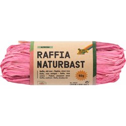 Raffia Naturbast 50g altrosa