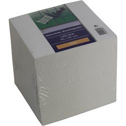 Notizklotz Büroring Recycling Papier, 9x9x9, geleimt 900Bl