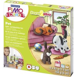 Modelliermasse Set Fimo kids form&play Pet