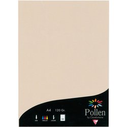 Colorpapier Pollen 120g A4 sand 50Bl