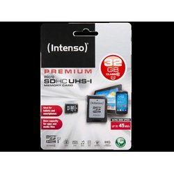 INTENSO MICRO SDCARD UHSI 32GB 3423480 Class 10 incl. Adapter