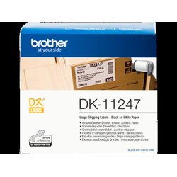 DK11247 BROTHER PT QL1100 LABELS 180pcs/roll 103x164mm white