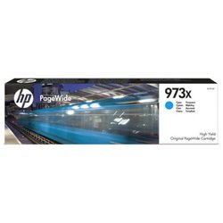 InkJet-Patrone HP F6T81AE #973X 85,5ml HighCapacity ca.7.000S. cyan