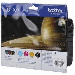 InkJet-Patrone Brother LC-1100VALBPDR ca.450S.+3xca.325S. Value-Pack CMYK