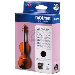 InkJet-Patrone Brother LC-127XLBKBP2DR HighCapacity 2xca.1.200S. Twin-Pack black