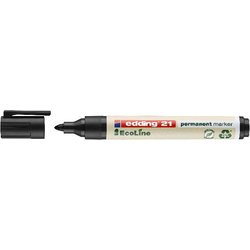 Permanentmarker Edding 21 EcoLine Rundspitze 1,5-3mm schwarz