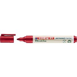 Permanentmarker Edding 21 EcoLine Rundspitze 1,5-3mm rot