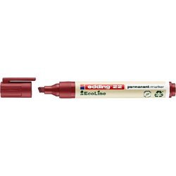 Permanentmarker Edding 22 EcoLine Keilspitze 1-5mm rot