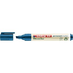 Permanentmarker Edding 22 EcoLine Keilspitze 1-5mm blau