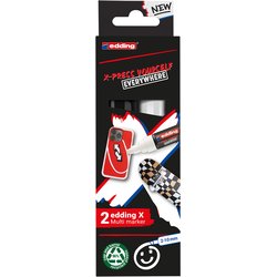 Multimarker X 2er-Set schwarz & weiß