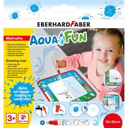 Malmatte E. Faber 524130 Aqua Fun 32x32cm inklusive Malstift