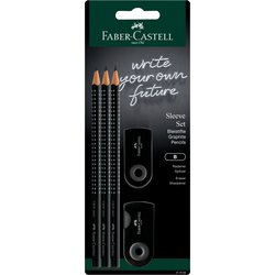 Schreibset Grip RollOn Sleeve schwarz