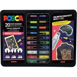 Acrylmarker UNI POSCA Groovy Colours 20er Metalletui