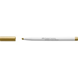 Creative Marker Calligraphy Metallic heart of gold