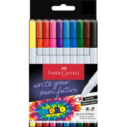 Fasermaler Grip Boldpen 10er