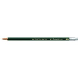 Bleistift Faber Castell 119201 9000 B mit Radierer