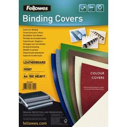 Fellowes® Deckblatt Delta 5370104 weiß 100 St./Pack.
