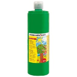 Fingerfarbe 750 ml Flasche permanentgrün