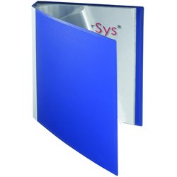 Sichtbuch Foldersys 25004-40 A4 40 Hüllen blau