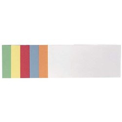 Mod.Karten Rechteck 9,5x20,5cm farblich sortiert VE 250 Stück