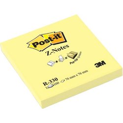 Haftnotiz Post-it R330 Z-Notes gelb 76x76mm