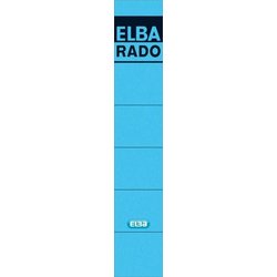 Rückenschild Elba 04614BL 34x190mm 10St sk blau