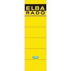 Rückenschild Elba 04617GB 59x190mm 10St sk gelb