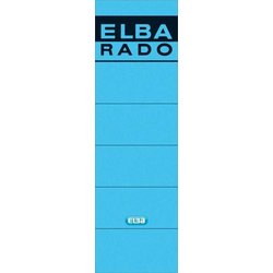 Rückenschild Elba 04617BL 59x190mm 10St sk blau