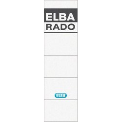 Rückenschild Elba 04297 44x159mm 10St weiß (für Ordner 10497/8+10596/7)