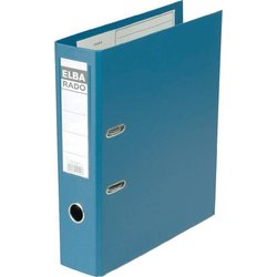 Ordner Hartpappe PVC-beschichtet Rado Plast A4 80mm blau