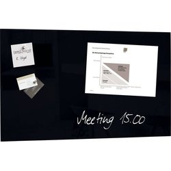 Glas-Magnetboard Sigel GL130 artverum 78x48cm schwarz