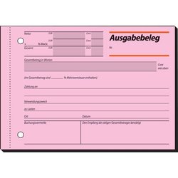 Ausgabebeleg Sigel AG615 A6q 50Bl rosa