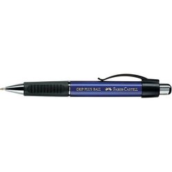 Kugelschreiber Grip Plus metallicblau