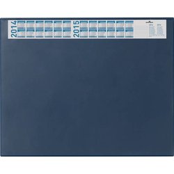 Schreibunterlage blau 65x52cm mit transparenten Abdeckung