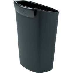 Papierkorb Abfalleinsatz 2,5 Liter schwarz, für Papierkörbe 18190 und
