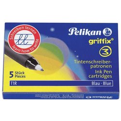 Tintenschreiber-Patrone Pelikan 960567 Griffix #3 T1R 5St blau
