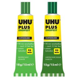 Zweikomponenten-Klebstoff UHU Plus Endfest 33g