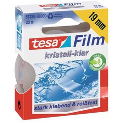 Klebefilm Tesa 57330 kristall-klar 33m/19mm