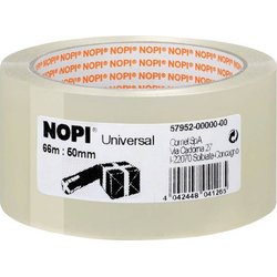 Packband NOPI transparent Universal 66m x 50mm